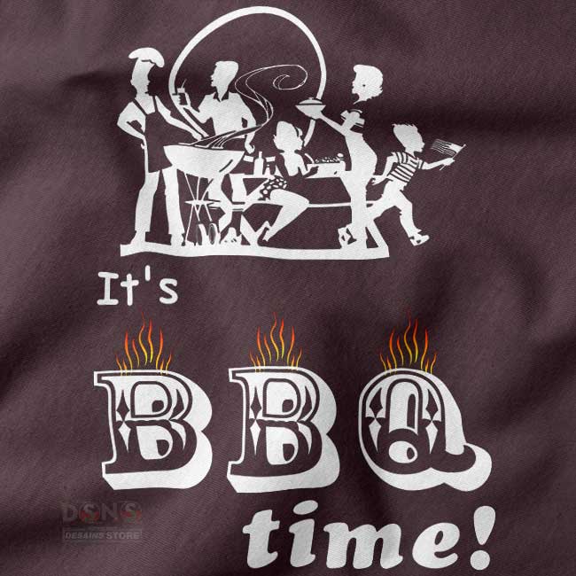 BBQ party food themed streetwear tee