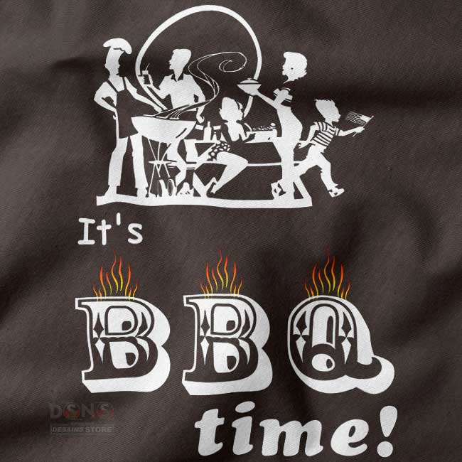 BBQ themed cozy streetwear sweatshirt