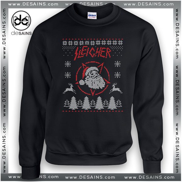 Best Ugly Christmas Sweatshirt Sleigher Santa Claus Review