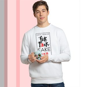 Buy Sweatshirt White For Fuck Sake Japanese