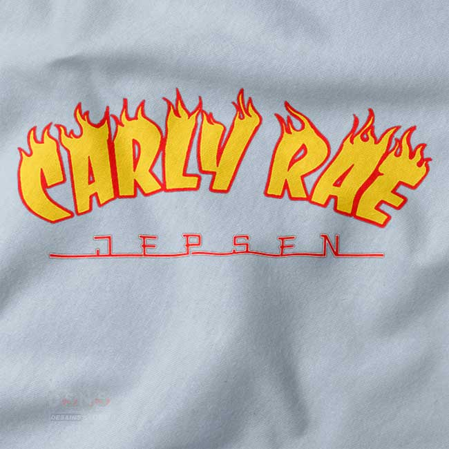 Carly Rae thrasher style parody t-shirt streetwear
