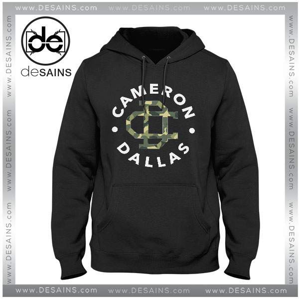 Cheap Graphic Hoodie Cameron Dallas Army Logo on Sale