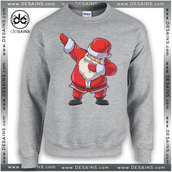 Cheap Graphic Sweatshirt Santa Claus Dabbing Ugly Christmas