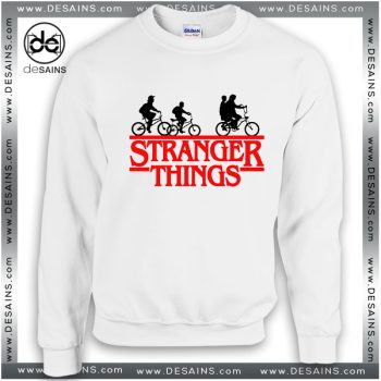 Cheap Graphic Sweatshirt Stranger Things Bikes Sweater Movie