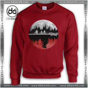 Cheap Graphic Sweatshirt Stranger Things Moon Upside Down