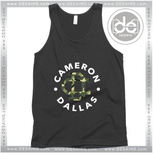 Cheap Graphic Tank Top Cameron Dallas Army Magcon