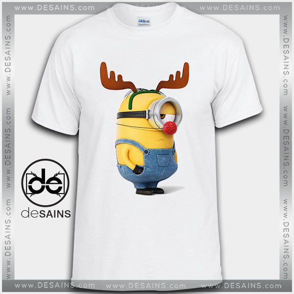 Cheap Graphic Tee Shirts Christmas Deer Stuart Minions Tshirt Size S-3XL