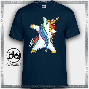 Cheap Graphic Tee Shirts Dabbing Unicorn Hip Hop Tshirt Funny