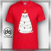 Buy Tee Shirts Grumpy Christmas Cat Funny Face