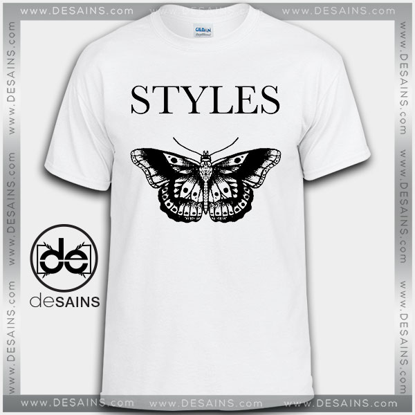 Butterfly Print Tee  Printed tees, Shirt print design, T shirts