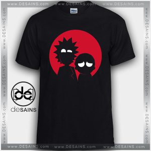 Cheap Graphic Tee Shirts Rick and Morty Characters Black