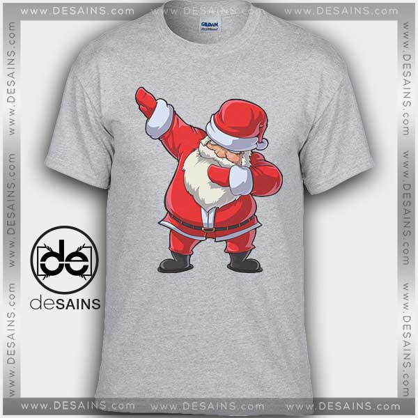 Cheap Graphic Tee Shirts Santa Claus Dabbing Tshirt Christmas