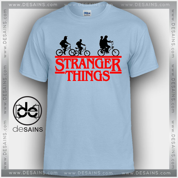 Cheap Graphic Tee Shirts Stranger Things Bikes Tshirt On Sale