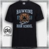 Cheap Graphic Tee Shirts Stranger Things Hawkins High School Tigers