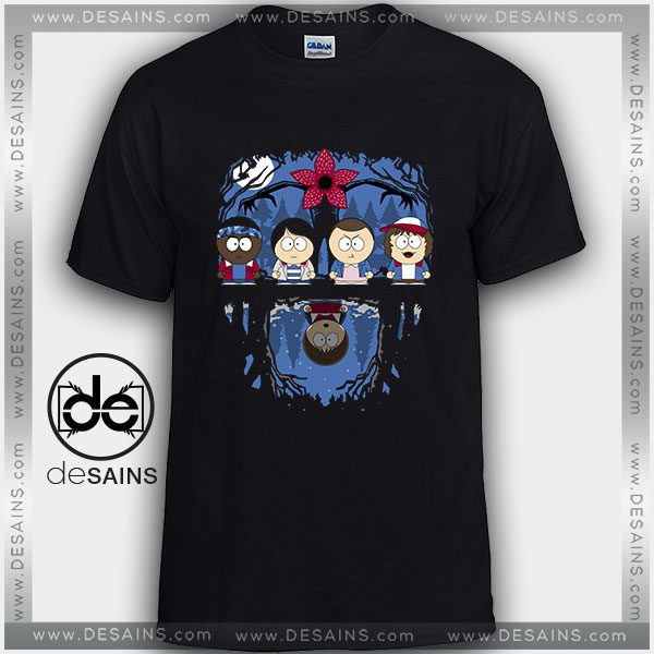 Cheap Graphic Tee Shirts Stranger Things South Park Tshirt on sale