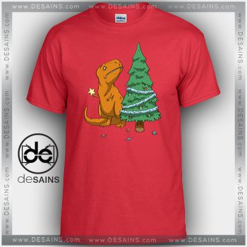 Cheap Graphic Tee Shirts The Struggle Trex Hates Christmas on Sale
