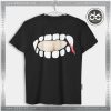 Cheap Graphic Tee Shirts Vampire Fangs Boobs Tshirt On Sale