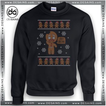 Cheap Graphic Ugly Sweatshirt I Hate Christmas Sweater on Sale