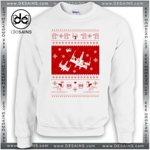 Cheap Graphic Ugly Sweatshirt Nerd Pixel Christmas Star Wars