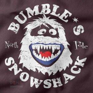 Christmas Bumbles Snowshack funny graphic tee