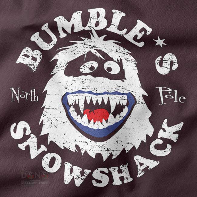 Christmas Bumbles Snowshack funny graphic tee