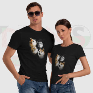 Cute Doge Moon T-Shirt – To The Moon Meme Style