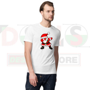 Dabbing Santa Claus Christmas Graphic Tee