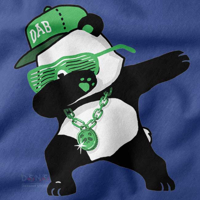 Dabbing rich panda t-shirt cute dance graphic