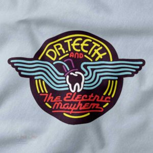 Electric Mayhem band logo pop culture tee