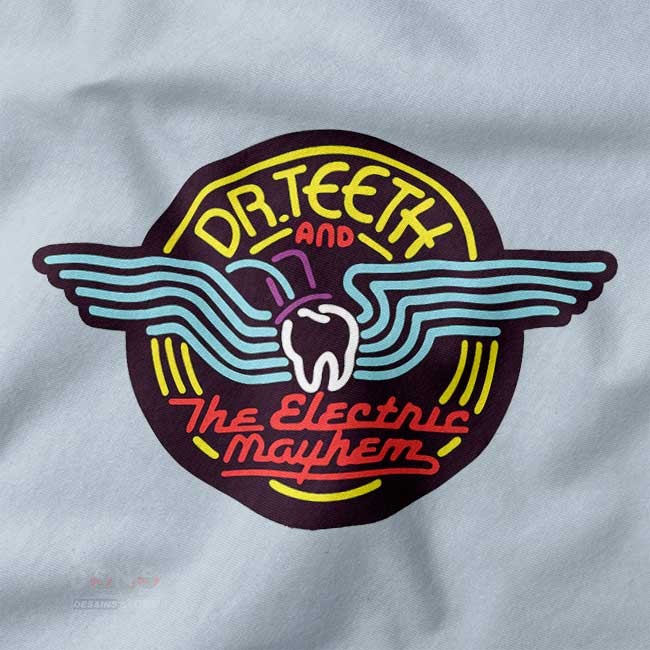 Electric Mayhem band logo pop culture tee