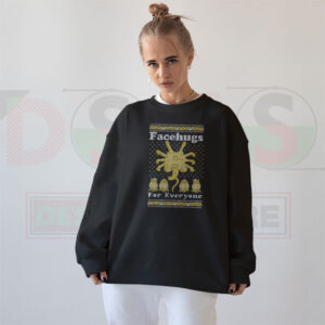 Face Hugs For Everyone Ugly Christmas Sweatshirt