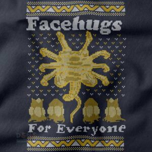 Funny sci-fi pop culture holiday sweatshirt
