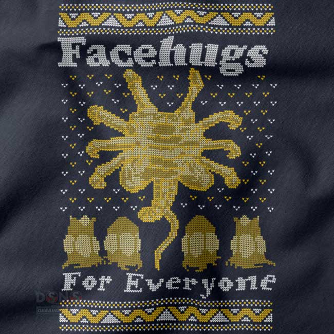 Funny sci-fi pop culture holiday sweatshirt