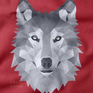 Geometric Wolf Head Sweatshirt – Leader of the Pack Design