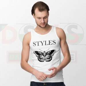 Harry Styles Butterfly Tattoos Tank Top – Pop Icon Inspired