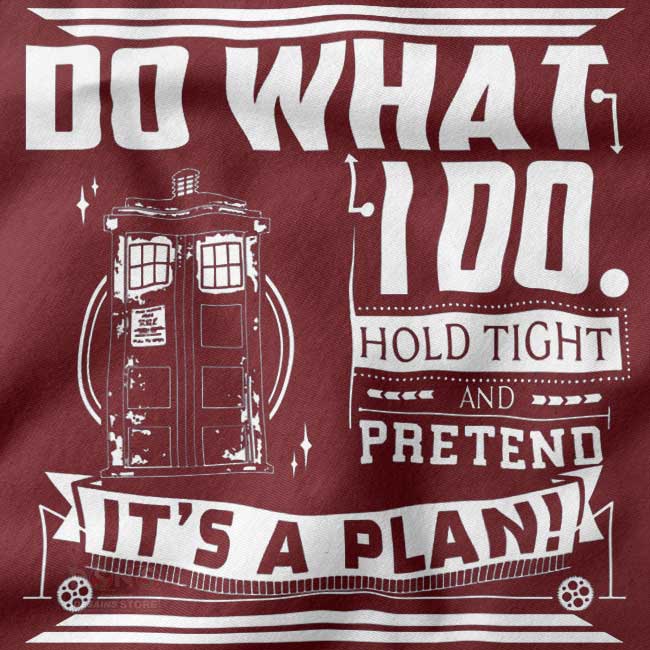 Hold tight and pretend it’s a plan quote sweatshirt
