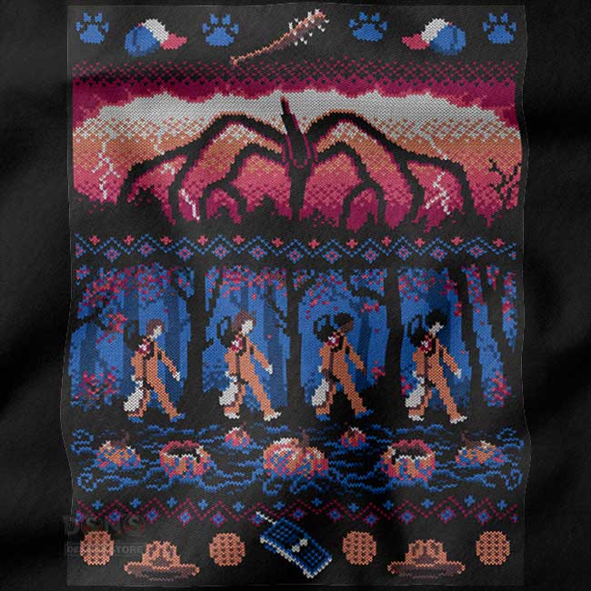 Holiday Stranger Things pop culture sweatshirt