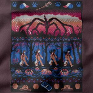 Holiday Stranger Things pop culture tee