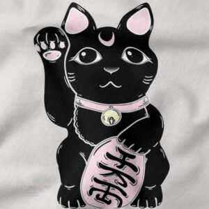 Japanese Lucky Cat streetwear graphic tee