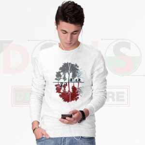 Looking For The Upside Down Stranger Things Sweatshirt – Retro Netflix