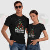 Meowy Christmas Cat T-Shirt – Funny Holiday Graphic Tee