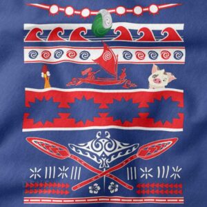 Moana ugly sweatshirt cozy pop culture style