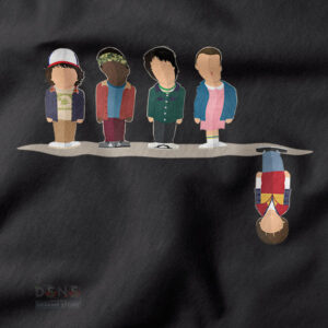 Playful Stranger Things Upside Down streetwear tee