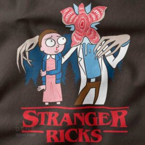 Retro sci-fi mashup cartoon and Netflix series shirt