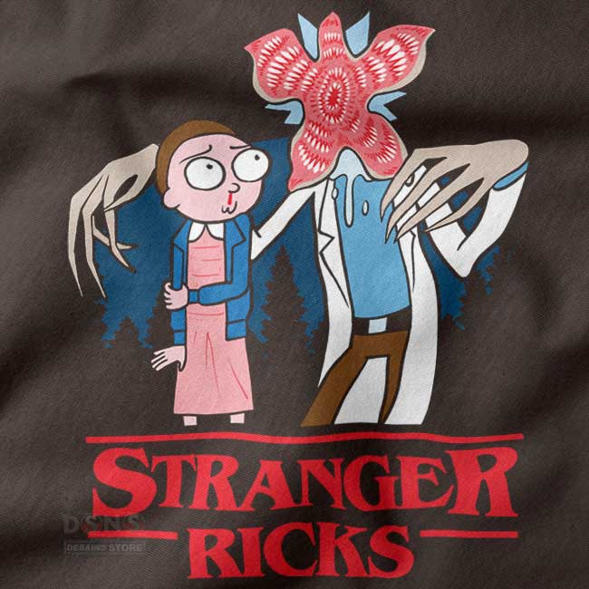 Retro sci-fi mashup cartoon and Netflix series shirt