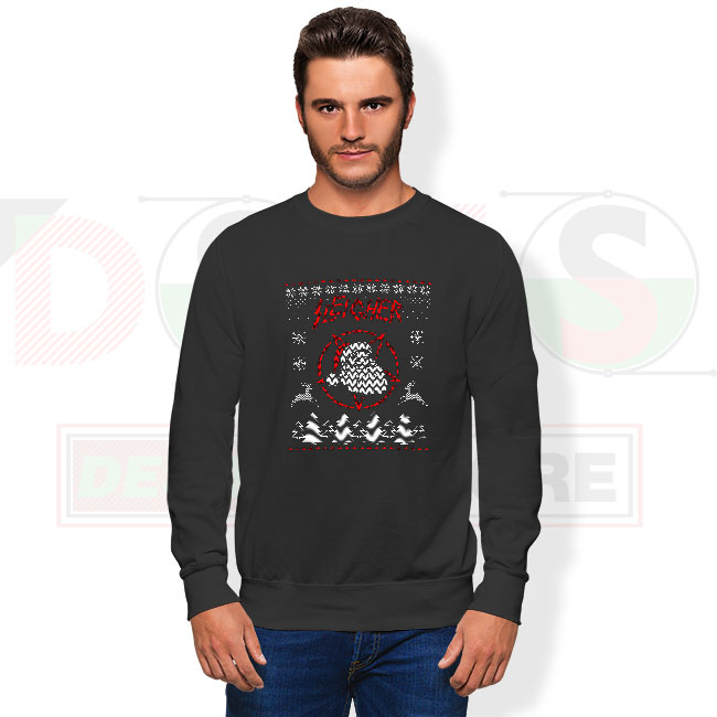 Sleigher Santa Claus Ugly Christmas Sweatshirt
