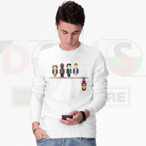 Stranger Things Cartoon Upside Down Sweatshirt – Playful Graphic