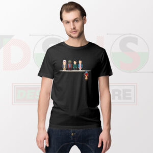 Stranger Things Cartoon Upside Down T-Shirt – Fun Graphic Tee