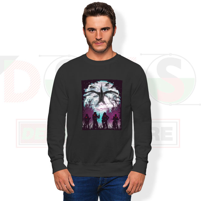 Stranger Things Monster Sweatshirt – Something Is Coming Graphic