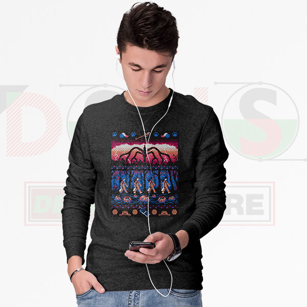 Stranger Things Poster Ugly Christmas Sweatshirt
